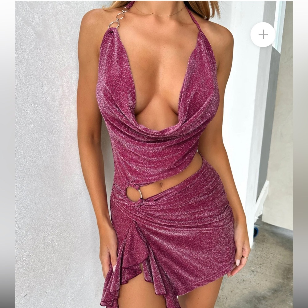 Outcast Haven Dress Magenta Size M